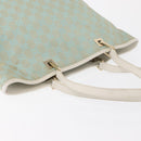GUCCI GG Canvas Tote Bag Gold Light green 002 1098 1705 Auth 161613-6