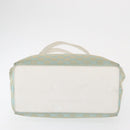 GUCCI GG Canvas Tote Bag Gold Light green 002 1098 1705 Auth 161613-9