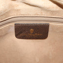 GUCCI GG Supreme Web Sherry Line Bag PVC Beige Gold 24 02 005 Auth 161616-17