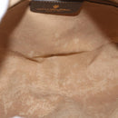 GUCCI GG Supreme Web Sherry Line Bag PVC Beige Gold 24 02 005 Auth 161616-19