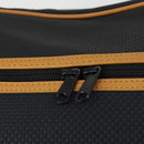 SAINT LAURENT Boston Bag PVC Black Gold Auth 161623-10