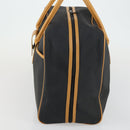 SAINT LAURENT Boston Bag PVC Black Gold Auth 161623-3