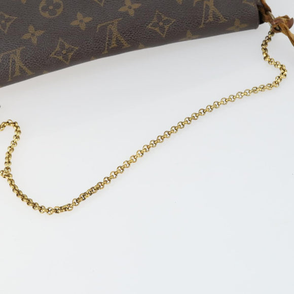 LOUIS VUITTON Monogram Favorit PM Shoulder Bag 2way M40717 LV Auth 161625