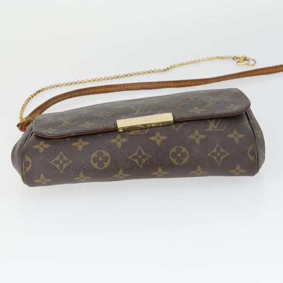 LOUIS VUITTON Monogram Favorit PM Shoulder Bag 2way M40717 LV Auth 161625
