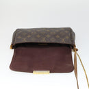 LOUIS VUITTON Monogram Favorit PM Shoulder Bag 2way M40717 LV Auth 161625-22