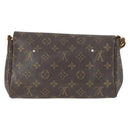 LOUIS VUITTON Monogram Favorit PM Shoulder Bag 2way M40717 LV Auth 161625-3