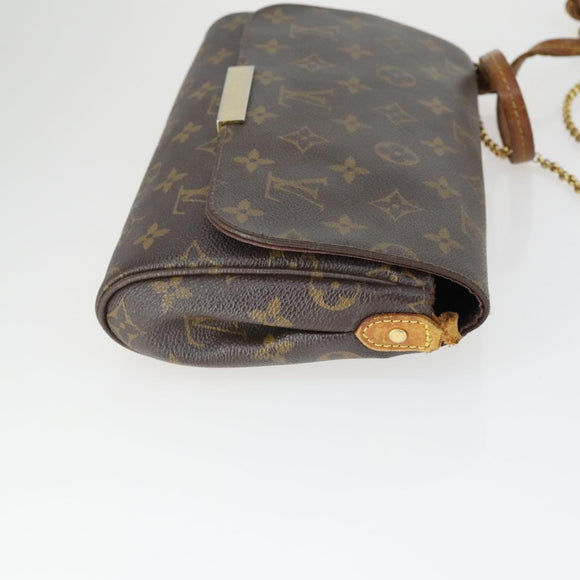 LOUIS VUITTON Monogram Favorit PM Shoulder Bag 2way M40717 LV Auth 161625
