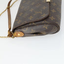 LOUIS VUITTON Monogram Favorit PM Shoulder Bag 2way M40717 LV Auth 161625-6