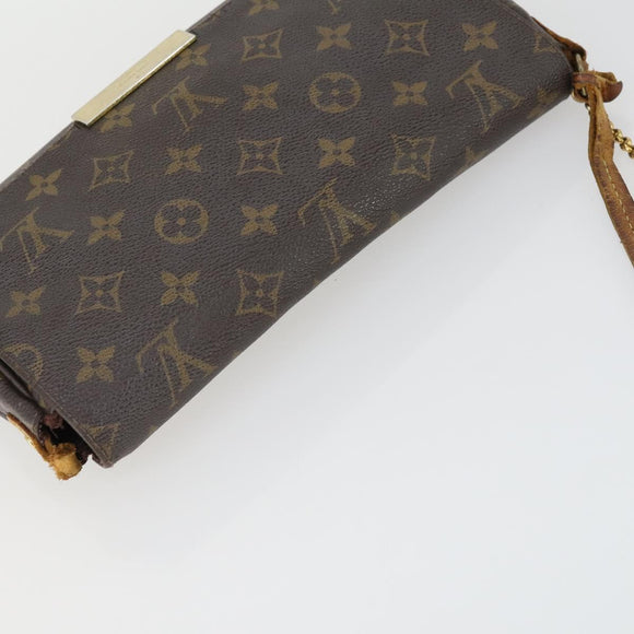 LOUIS VUITTON Monogram Favorit PM Shoulder Bag 2way M40717 LV Auth 161625