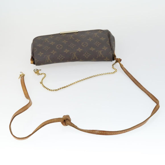 LOUIS VUITTON Monogram Favorit PM Shoulder Bag 2way M40717 LV Auth 161625