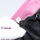 PRADA Shoulder Bag knitted Fabrics Pink Silver Auth 161630-24