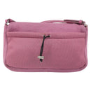 PRADA Shoulder Bag knitted Fabrics Pink Silver Auth 161630-3