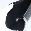 BALENCIAGA Compact Wallet Leather Black Auth 161631-18