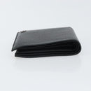 BALENCIAGA Compact Wallet Leather Black Auth 161631-5