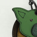 BOTTEGA VENETA INTRECCIATO Key Holder Leather Brown Auth 161632V-2