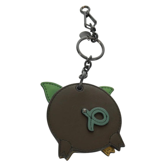 BOTTEGA VENETA INTRECCIATO Key Holder Leather Brown Auth 161632V