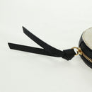 BURBERRY Coin Purse Leather White Gold Auth 161634V-14