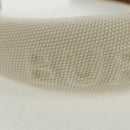 BURBERRY Hair Band Canvas White Auth 161636V-11