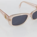 CHANEL COCO Mark Sunglasses plastic Pink CC Auth 161637-6