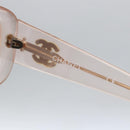CHANEL COCO Mark Sunglasses plastic Pink CC Auth 161637-9