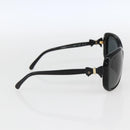 CHANEL Ribbon COCO Mark Sunglasses plastic Black 5171-A CC Auth 161639-4