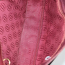 CARTIER Must Line Shoulder Bag Leather Bordeaux Gold Auth 161646-11