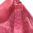 CARTIER Must Line Shoulder Bag Leather Bordeaux Gold Auth 161646-19