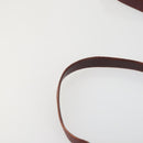 CARTIER Must Line Shoulder Bag Leather Bordeaux Gold Auth 161646-14