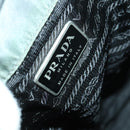 PRADA Backpack Nylon Gray Silver Auth 161647-20