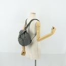 PRADA Backpack Nylon Gray Silver Auth 161647-25