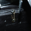 GUCCI Bamboo Schultertasche Leder Schwarz Gold Original 161651-20