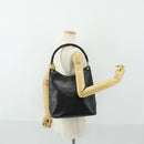 GUCCI Bamboo Schultertasche Leder Schwarz Gold Original 161651-22
