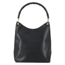 GUCCI Bamboo Schultertasche Leder Schwarz Gold Original 161651-13