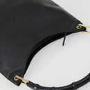 GUCCI Bamboo Schultertasche Leder Schwarz Gold Original 161651-6