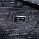 PRADA Shoulder Bag Nylon Black Silver Auth 161658-19