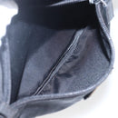 PRADA Shoulder Bag Nylon Black Silver Auth 161658-24