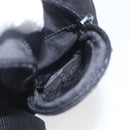 PRADA Shoulder Bag Nylon Black Silver Auth 161658-25