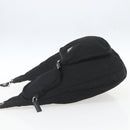 PRADA Shoulder Bag Nylon Black Silver Auth 161658-3