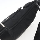 PRADA Shoulder Bag Nylon Black Silver Auth 161658-6