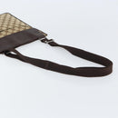 GUCCI GG Canvas Shoulder Bag Beige Silver 27639 Auth 161661-7