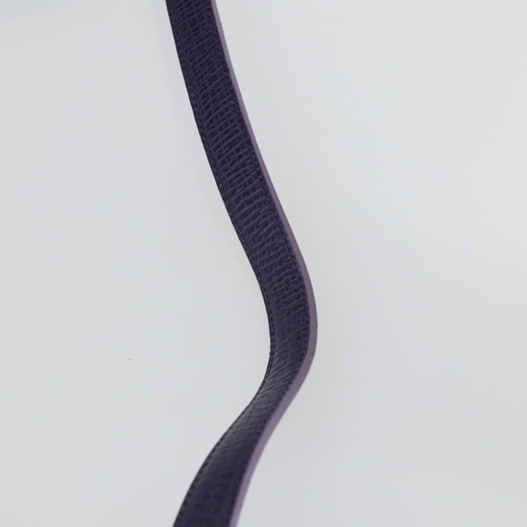 LOEWE Hand Bag Leather 2way Navy Gold Auth 161665