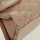 CHANEL Chain Matelasse 2.55 Shoulder Bag Lamb Skin Pink Silver CC Auth 161670V-15