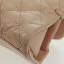 CHANEL Chain Matelasse 2.55 Shoulder Bag Lamb Skin Pink Silver CC Auth 161670V-18