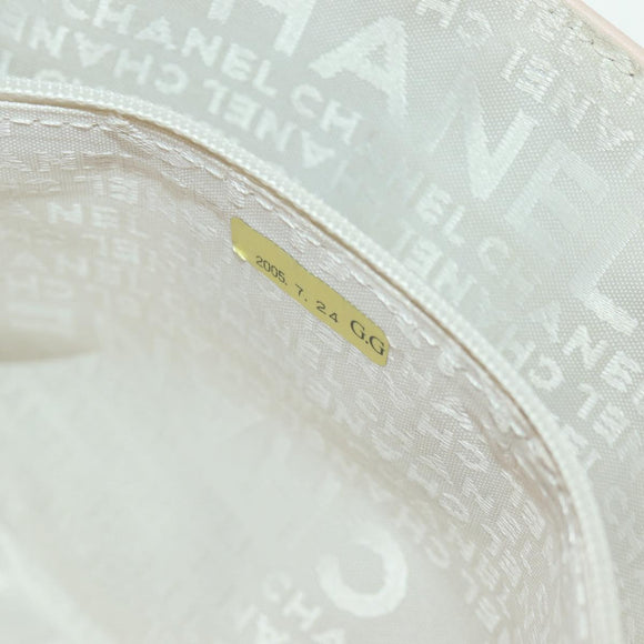 CHANEL Chain Matelasse 2.55 Shoulder Bag Lamb Skin Pink Silver CC Auth 161670V