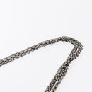 CHANEL Chain Double Flap Matelasse 28 2.55 Tasche Leder Schwarz CC Auth 161671V-14