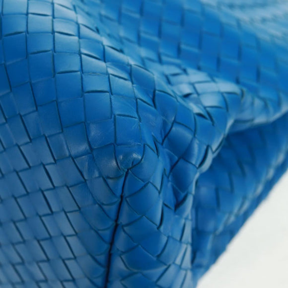 BOTTEGA VENETA INTRECCIATO Rome Hand Bag Leather Blue 171265 Auth 161672V