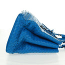 BOTTEGA VENETA INTRECCIATO Rome Hand Bag Leather Blue 171265 Auth 161672V-5