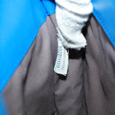 BOTTEGA VENETA INTRECCIATO Aktetas Leer Blauw Auth 161673V-11