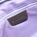 BVLGARI Tote Bag Canvas Ivory Silver Auth 161674-18