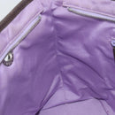 BVLGARI Tote Bag Canvas Ivory Silver Auth 161674-20